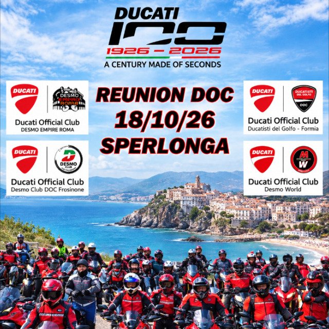 18/10/2026 Demo Tour congiunto dei 4 DOC Moto World